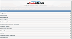 Desktop Screenshot of directorio.elsietedias.com