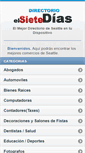 Mobile Screenshot of directorio.elsietedias.com