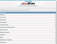 Tablet Screenshot of directorio.elsietedias.com